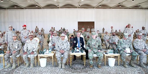 اختتام التمرين البري المختلط «رماية الخليج العربي 2023»