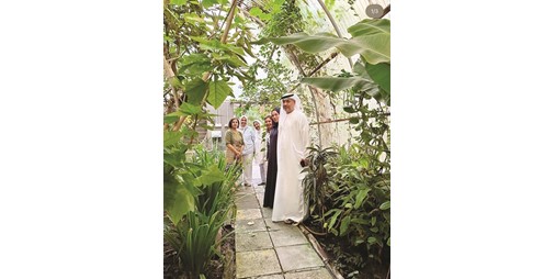 السفير الإماراتي زار محمية الشامية التطوعية