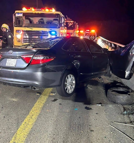 الباحة: تصادم بعقبة الملك فهد يتسبب بوفاة وإصابة شخصين