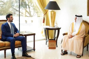 حاكم رأس الخيمة يستقبل سفير رومانيا