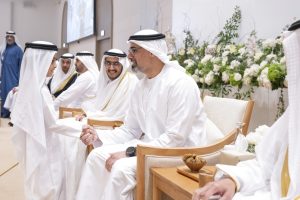 خالد بن محمد يحضر زفاف أبناء ماضي الماضي