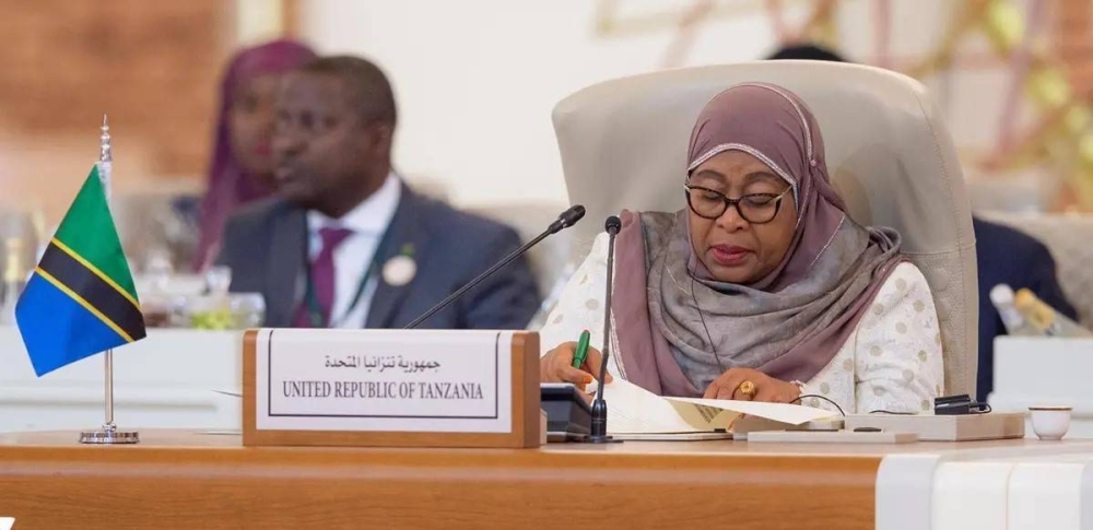 رئيسة تنزانيا تؤكد أهمية تحقيق مخرجات القمة السعودية الأفريقية