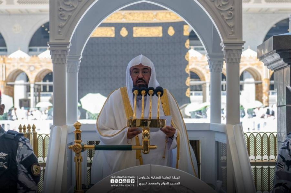 عبدالرحمن السديس لأهل فلسطين: صبراً صبراً وثباتاً ثباتاً.. ألا إن نصر الله قريب