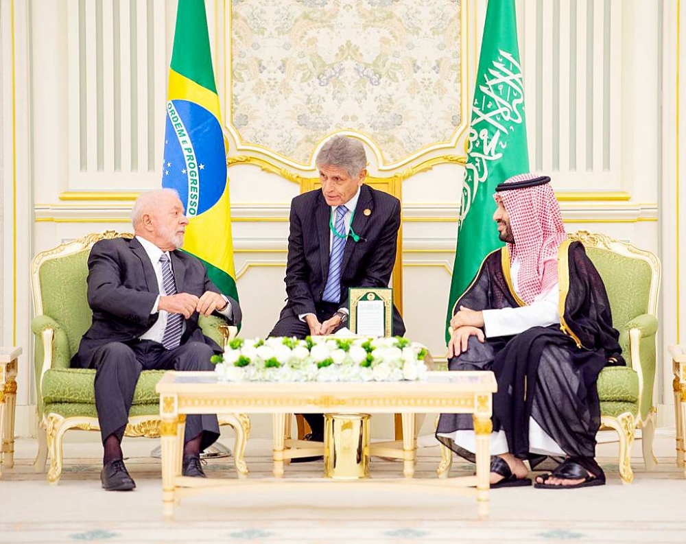 ولي العهد يستقبل رئيس البرازيل ويعقدان جلسة مباحثات رسمية