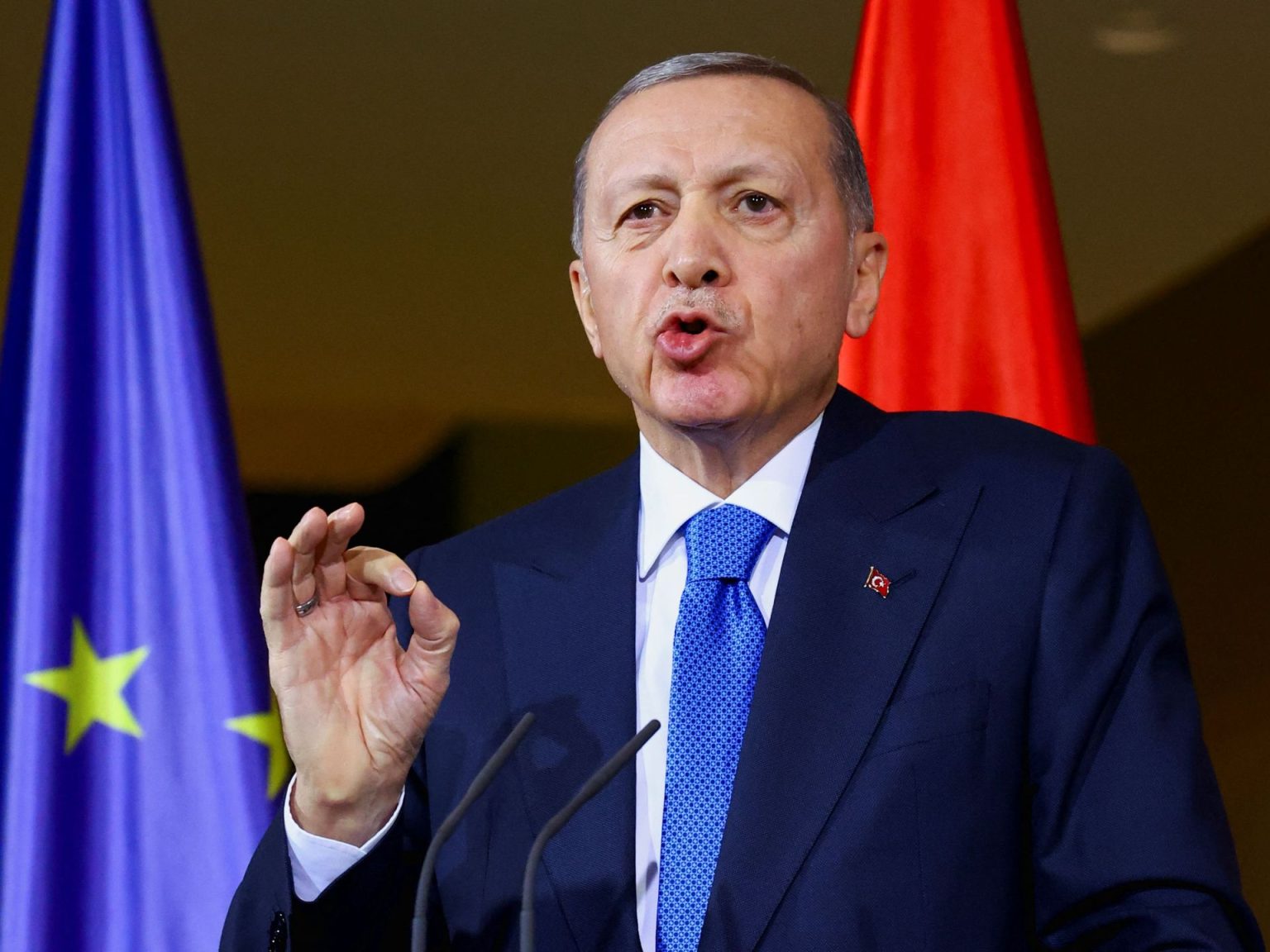 أردوغان لغوتيريش: تجب مساءلة إسرائيل عن جرائمها في غزة