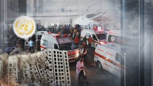 مجمع الشفاء “منطقة موت” و”سي إن إن” تتوقع تزييف الاحتلال لمشهد الأسلحة داخله