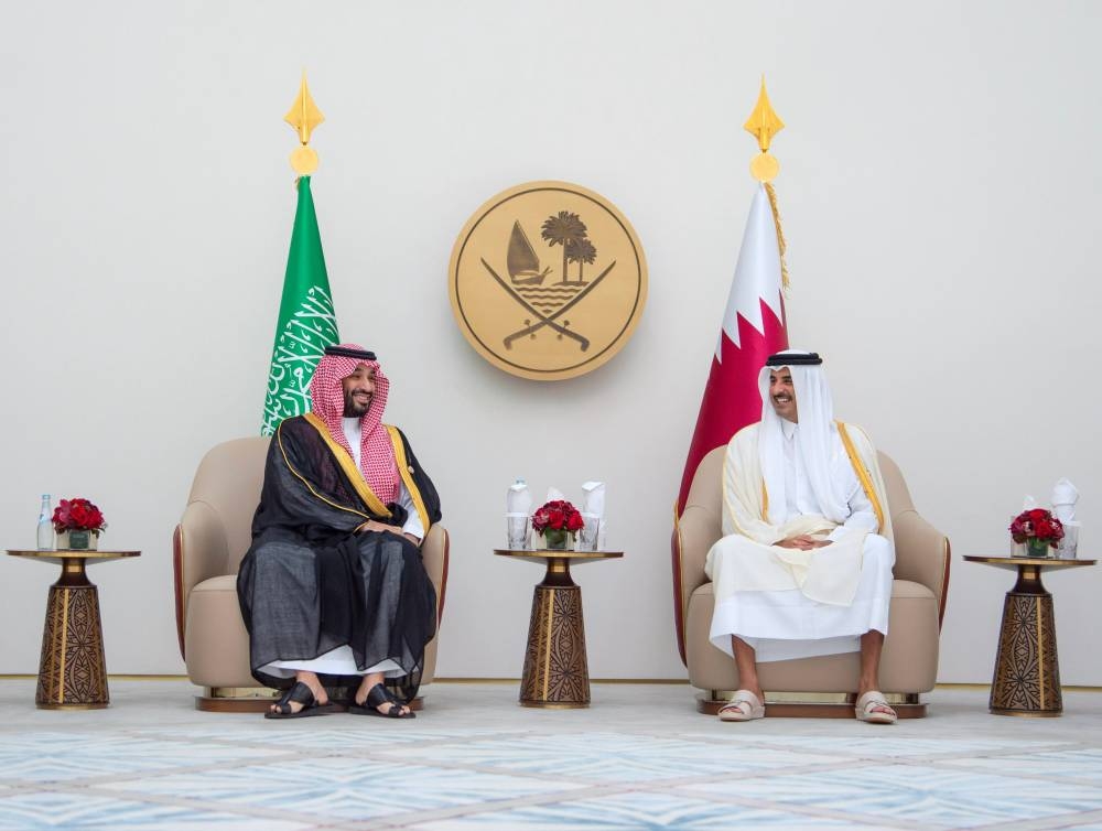 ولي العهد لأمير قطر: زيارتي تأكيد على متانة العلاقات الأخوية بيننا