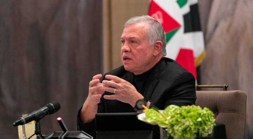 العاهل الأردني: سنواجه أي حلول تمس الأردن