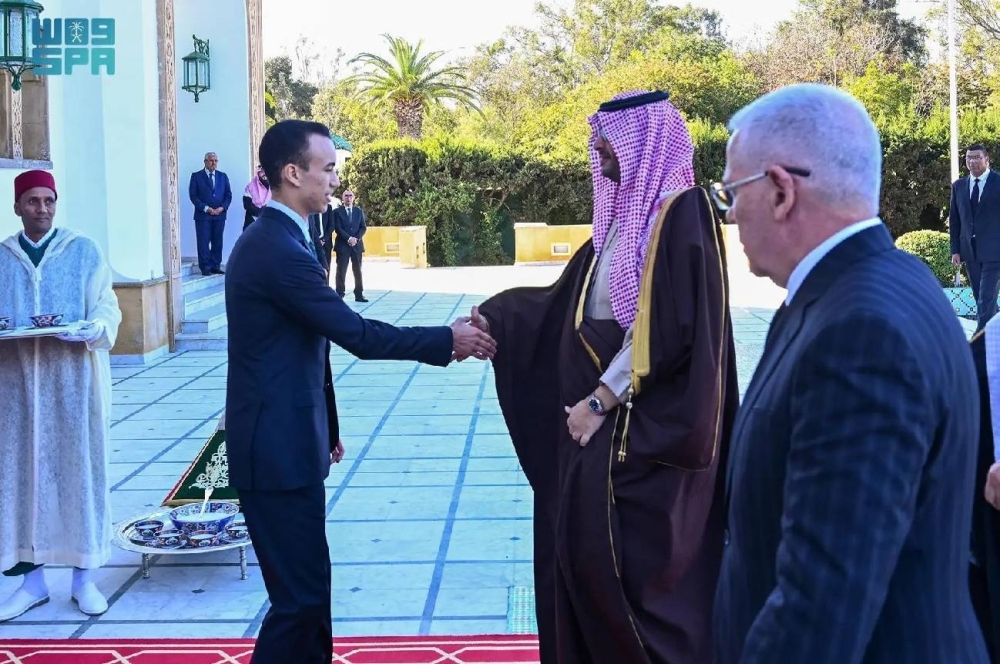 تركي بن محمد بن فهد ينقل رسالتين شفويتين من خادم الحرمين وولي العهد لملك المغرب