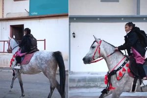 جود.. «فارسة الحناكية» لـ«عكاظ»: الذهاب إلى المدرسة بـ«الخيل» تجربة رائعة