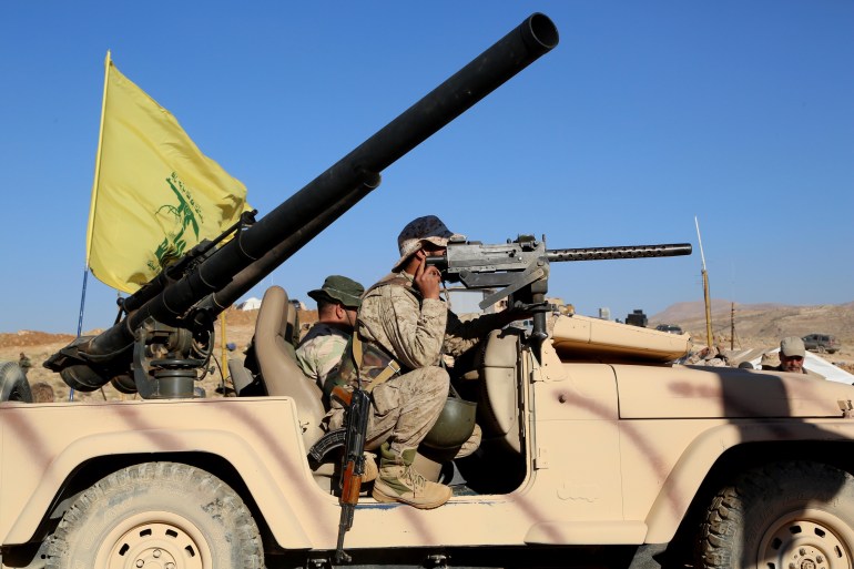 BAALBEK, LEBANON - JULY 29: A view from the site where 6-day-long clashes happened between Hezbollah and Hay'at Tahrir al-Sham (HTS) armed groups during a guided press tour in Arsal town of Baalbek, Lebanon on July 29, 2017. Armed groups have reached a cease-fire deal in the mountainous Lebanon-Syria border region. (Photo by Ratib Al Safadi/Anadolu Agency/Getty Images)