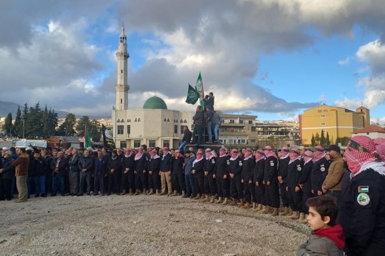 تشييع جنازة قيادي في الحركة الاسلامية في لبنان