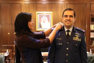 ريما بنت بندر تقلّد الملحق العكسري بالسفارة السعودية لدى أمريكا رتبته الجديدة
