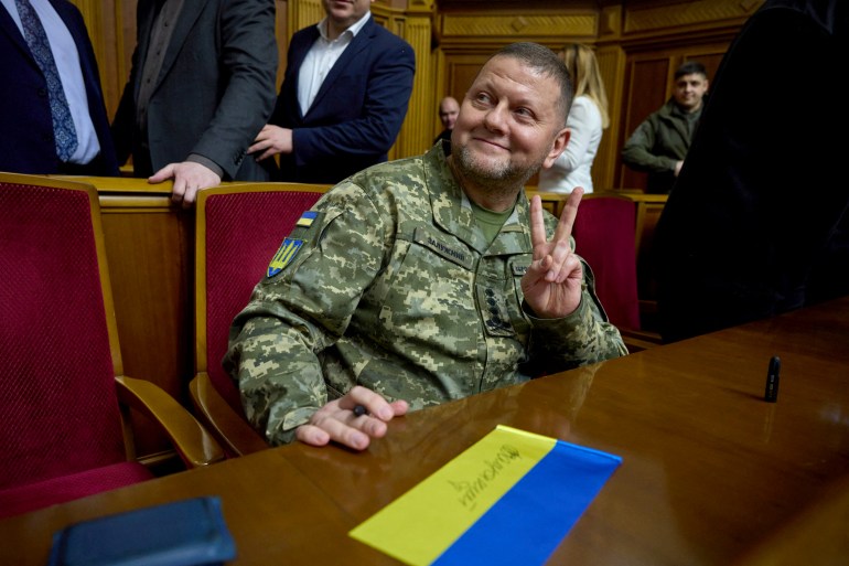 This handout photograph taken and released by the Ukrainian Presidential Press Service on December 28, 2022 shows Commander-in-Chief of the Armed Forces of Ukraine general Valerii Zaluzhnyi attending a session of the Verkhovna Rada parliament in Kyiv. (Photo by Handout / UKRAINIAN PRESIDENTIAL PRESS SERVICE / AFP) / RESTRICTED TO EDITORIAL USE - MANDATORY CREDIT "AFP PHOTO / UKRANIAN PRESIDENTIAL PRESS SERVICE" - NO MARKETING NO ADVERTISING CAMPAIGNS - DISTRIBUTED AS A SERVICE TO CLIENTS - - RESTRICTED TO EDITORIAL USE - MANDATORY CREDIT "AFP PHOTO / UKRANIAN PRESIDENTIAL PRESS SERVICE" - NO MARKETING NO ADVERTISING CAMPAIGNS - DISTRIBUTED AS A SERVICE TO CLIENTS - /