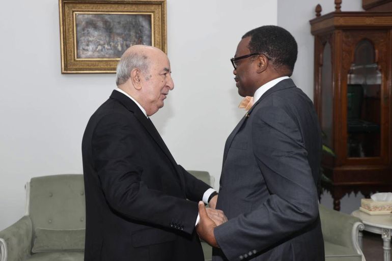 وافقت الجزائر خلال 2024 على زيادة اكتتابها في بنك التنمية الإفريقي بأكثر من 36 ألف سهم - الرئاسة الجزائرية_