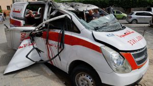 استهداف الاحتلال للقطاع الصحي بغزة خلف شهداء وخسائر