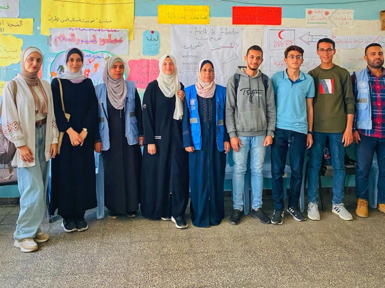 أنجز مشروع الأمل في الأيدي تدريب 100 شاب وفتاة على مهارات الإسعافات الأولية والتعامل مع جرحى الحرب على غزة-رائد موسى-غزة-الجزيرة نت