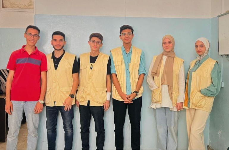 طلبة وطالبات في كلية الطب البشري في غزة يتطوعون للتخفيف عن المنظومة الطبية المنهكة-رائد موسى-غزة-الجزيرة نت