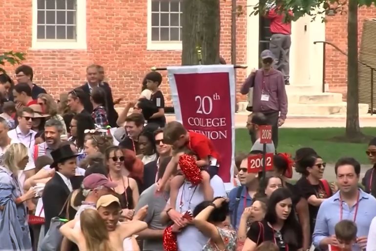 Alumni day held amid legal battle with white house