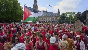 آلاف المتظاهرين في هولندا يحتجون على حصار غزة في تظاهرات منسقة بعدة مدن