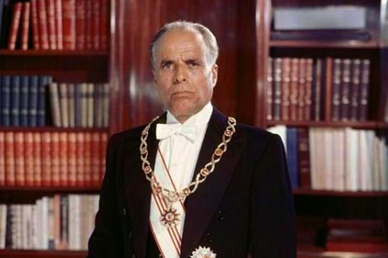 Tunisian statesman and first President of Tunisia, Habib Bourguiba