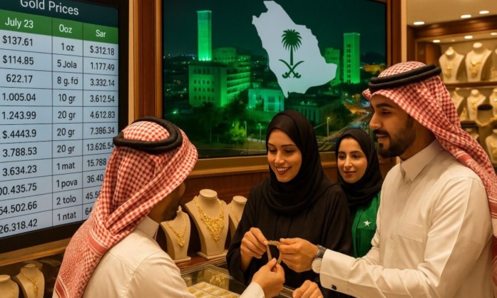 ارتفاع أسعار الذهب في السعودية مع صعود الأونصة عالميًا