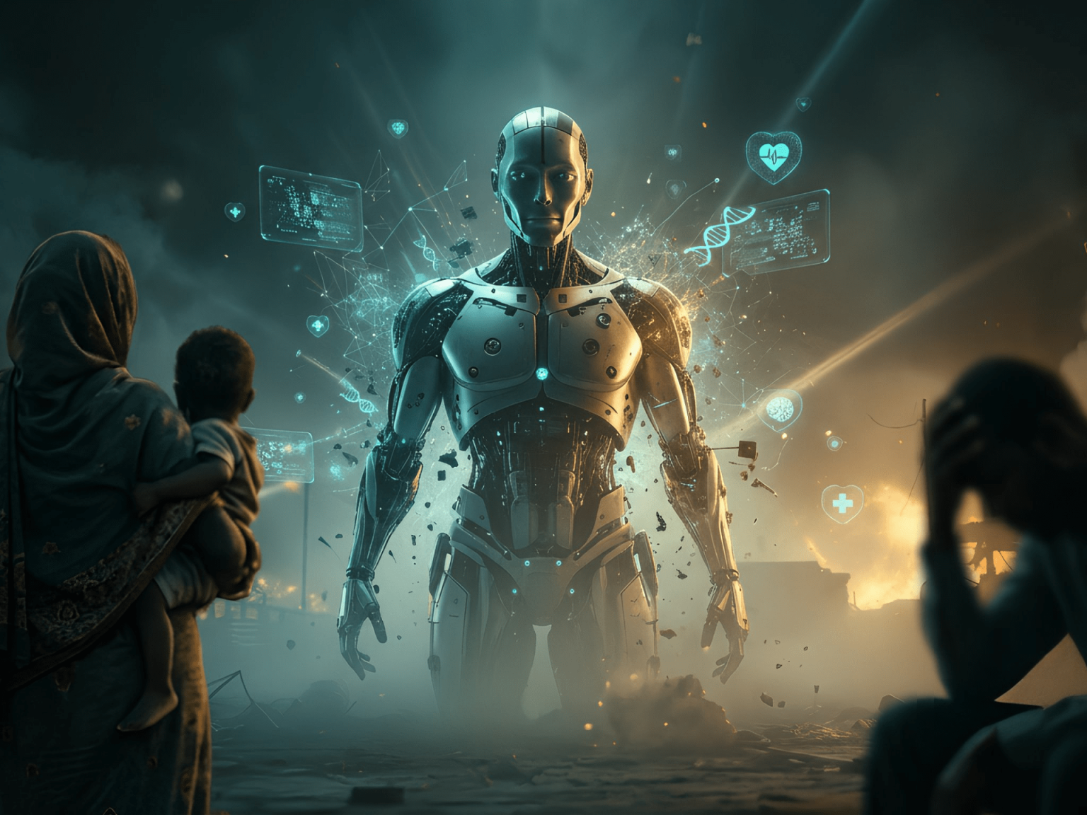 الذكاء الاصطناعي والصحة النفسية: كيف وُلد الطبيب الآلي من رحم الحرب؟