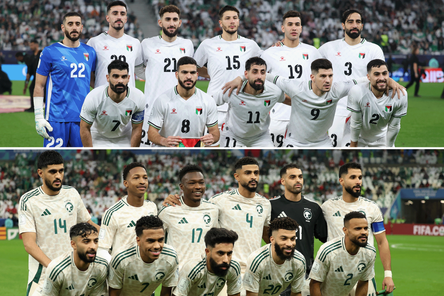 موعد مباراة السعودية ضد فلسطين بكأس العرب والتشكيلتان المتوقعتان والقنوات الناقلة للبث المباشر