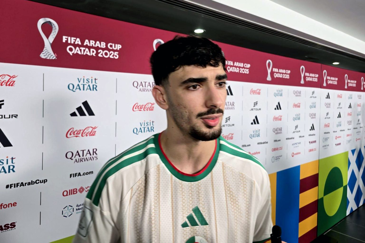 رضوان بركان للجزيرة نت: الفوز على البحرين مجرد بداية.. ونطمح لمجاراة الأرجنتين في كأس العالم