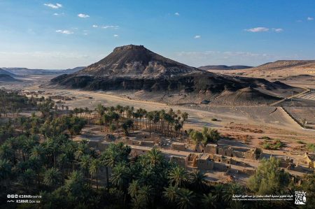 "قرية كاف" شاهد أثري داخل "محمية الملك سلمان" بالجوف