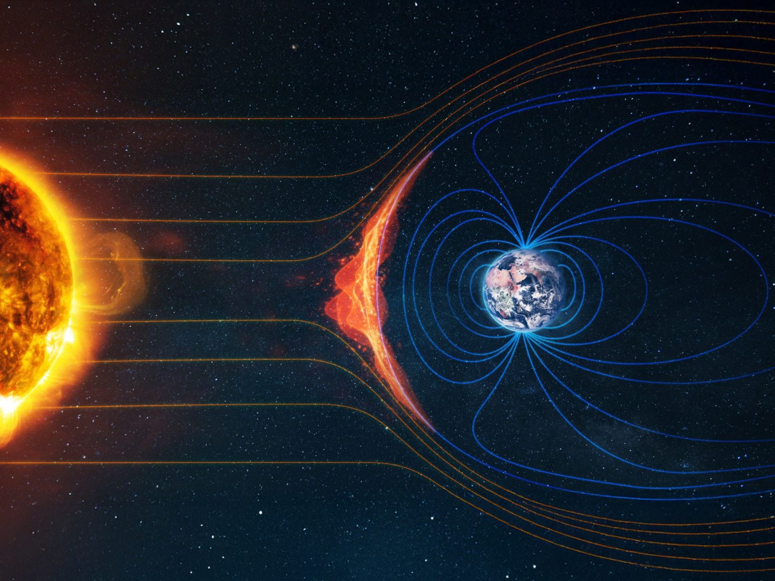 عاصفة شمسية نادرة تضرب محيط الأرض وتثير تساؤلات العلماء