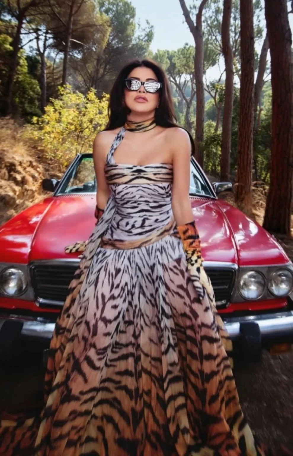 جمانة مراد تتألق بفستان بطبعات النمر – أخبار السعودية