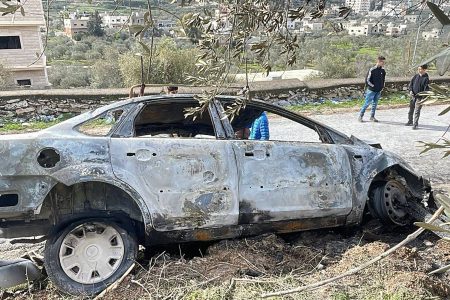 تفاصيل اعتداء جنود الاحتلال على 4 شبان فلسطينيين جنوب نابلس