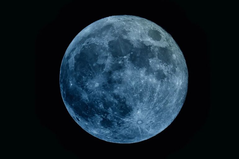 Super Moon 2018 - stock photo