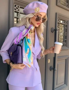 البنفسجي يفرض حضوره: لون الموسم بين الجرأة والفخامة – أخبار السعودية