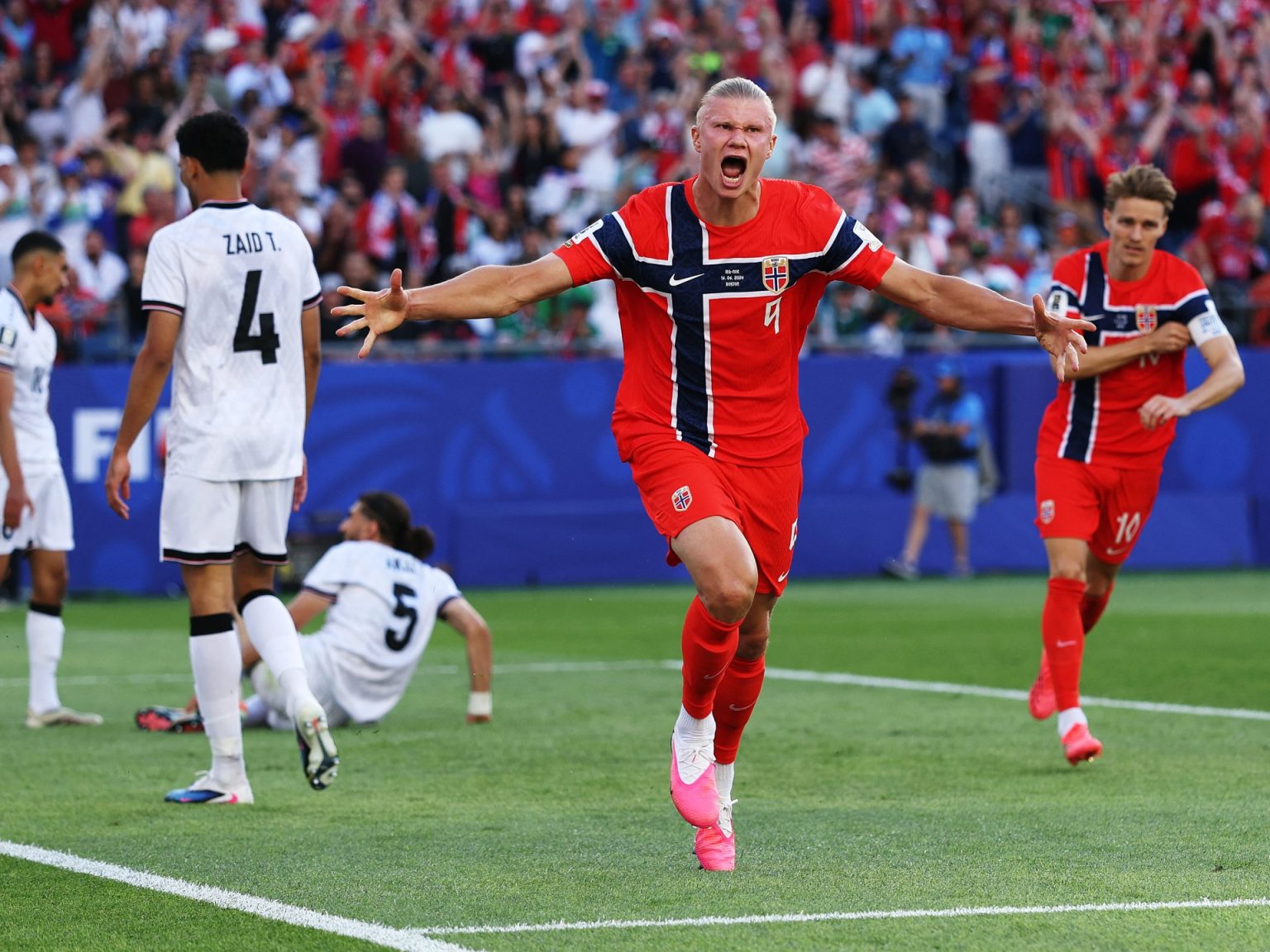 هالاند يكتب تاريخ النرويج في كأس العالم خلال 43 دقيقة