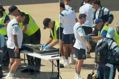 ميسي يخضع لتفتيش صارم في مطار أمريكي بدون معاملة خاصة