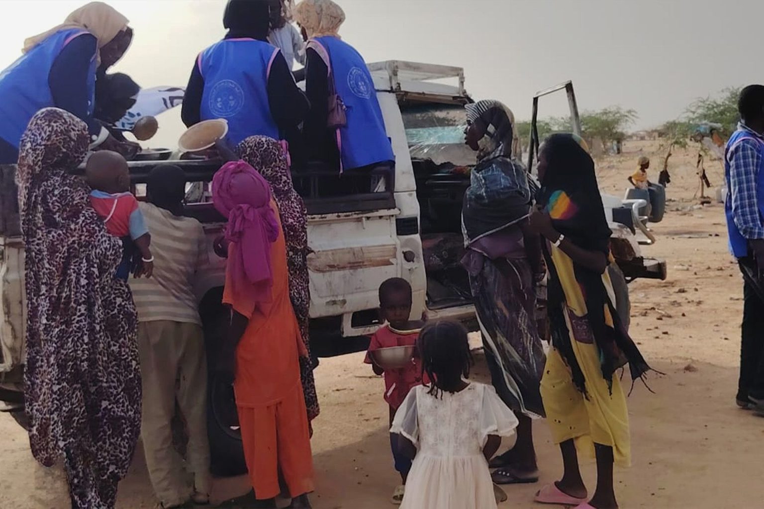 التكية المتنقلة تنقذ اللاجئين السودانيين في شرق تشاد