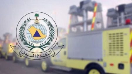 الدفاع المدني يباشر حريق أشجار وأعشاب في تنومة