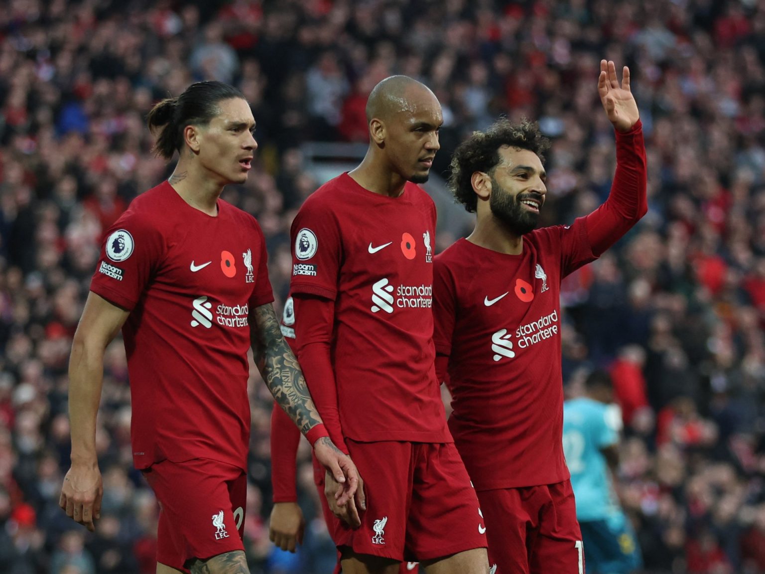رسمياً طرابزون سبور يجمع محمد صلاح وفابينيو