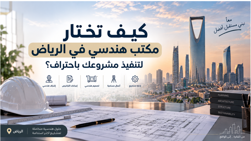 كيف تختار مكتب هندسي في الرياض لتنفيذ مشروعك باحتراف؟
