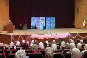 الفعاليات الوردية في حماة: حملة توعية مميزة ضد سرطان الثدي